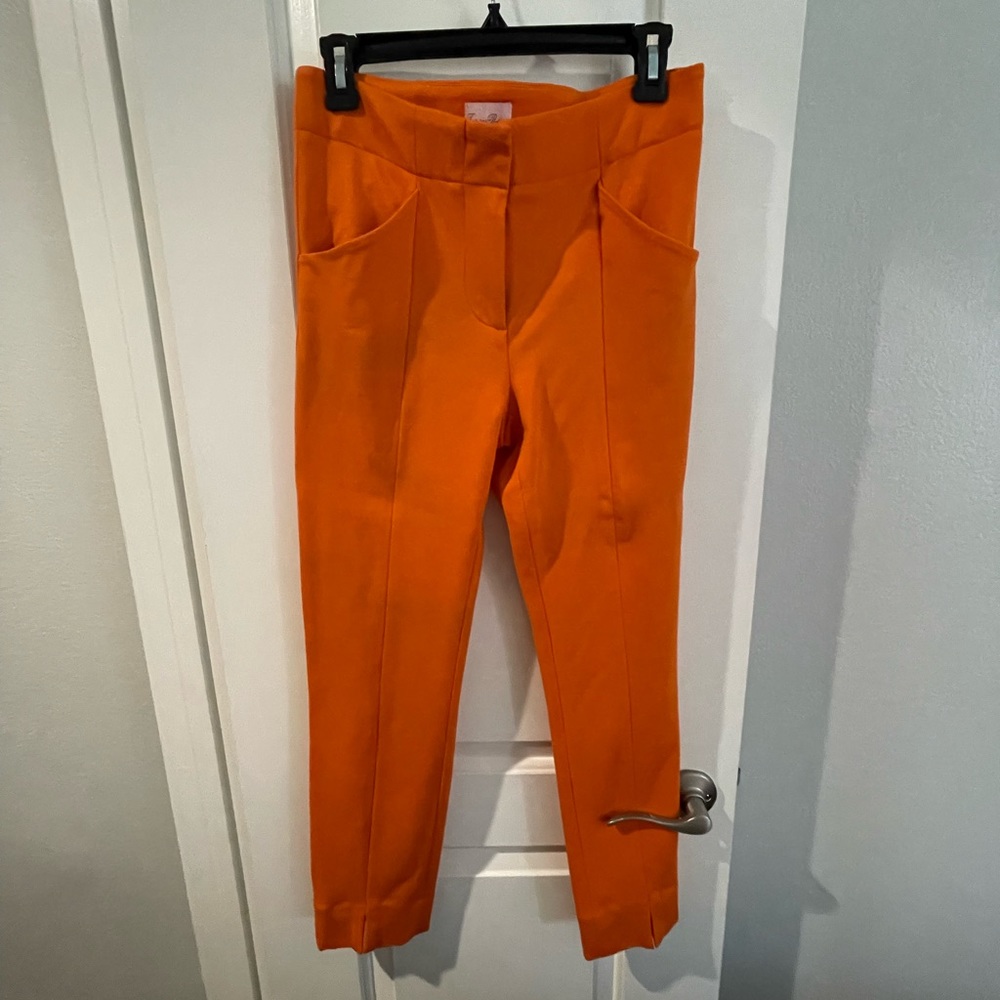 Tracy Reese ~ ankle/crop ~ orange pants